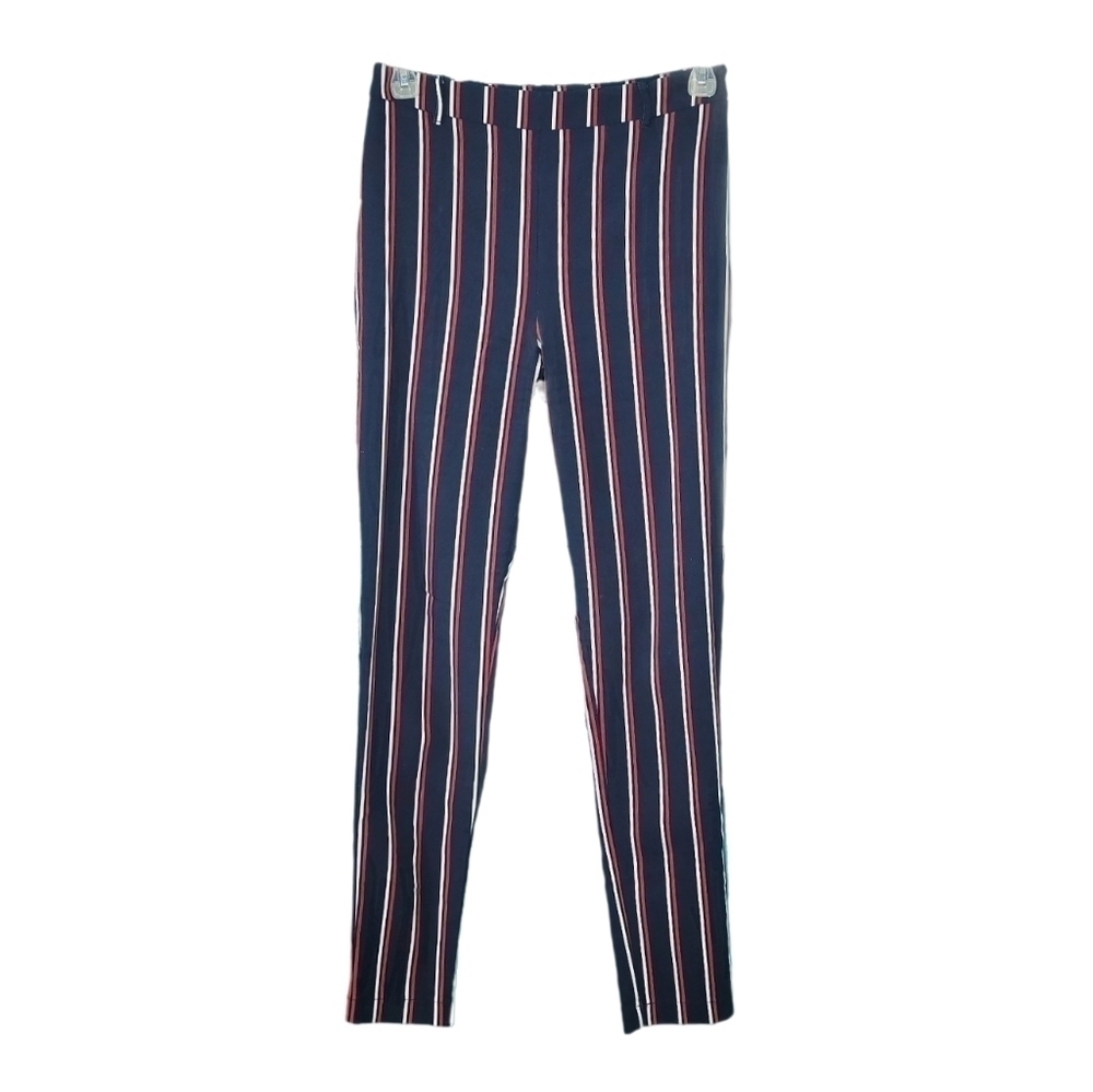 Forever 21 Striped Skinny Dress Pants womens/juniors XS